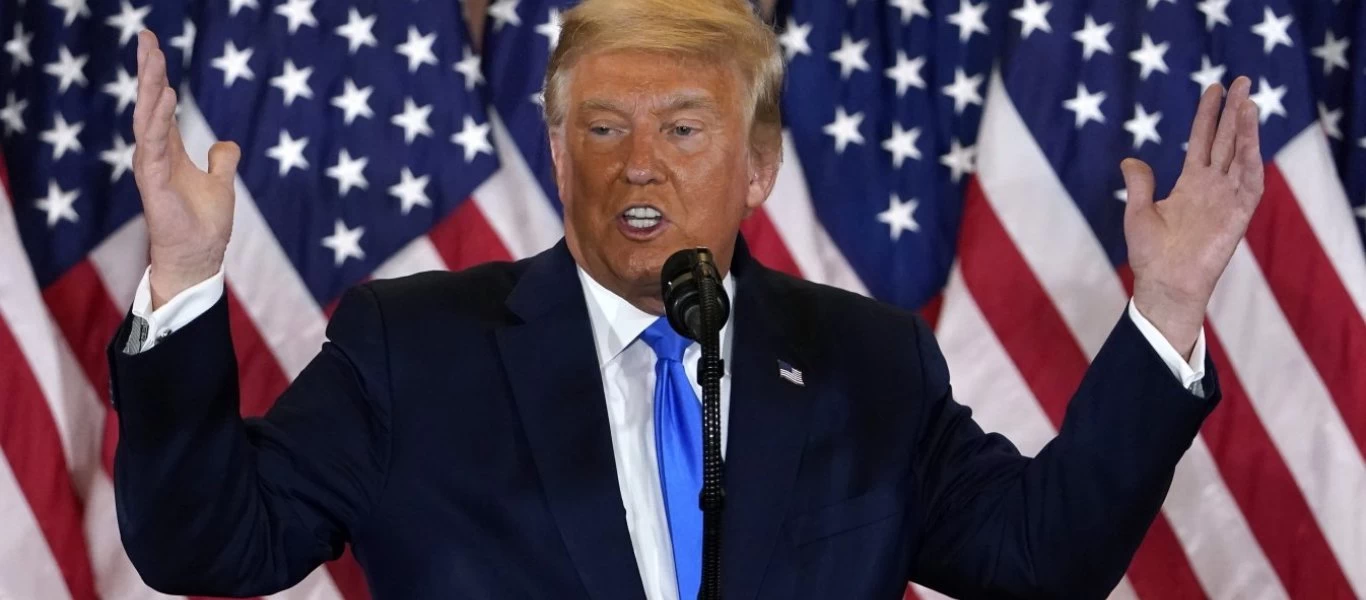 Διάγγελμα Ν.Τραμπ προς τον αμερικανικό λαό: «Έχει γίνει αναμφίβολα νοθεία - Πάνε να κλέψουν τις εκλογές» (βίντεο)